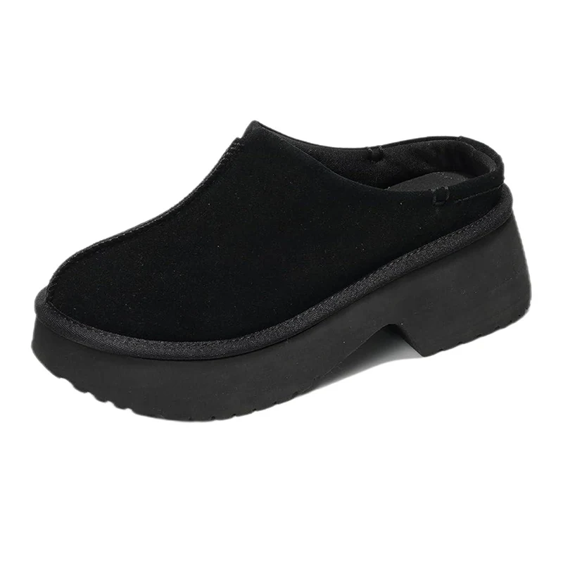 Women's Memory Foam Genuine Suede Slip-On Clogs