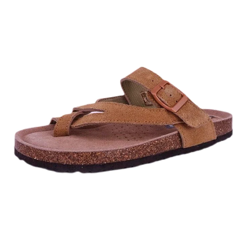 Women's Open Toe Cork Sandals With Arch Support
